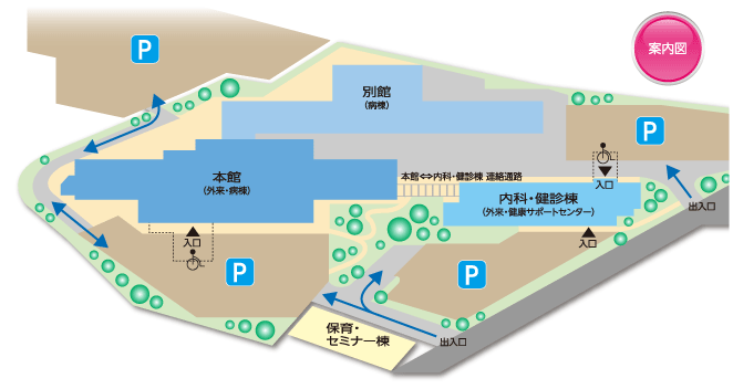 入り口案内図